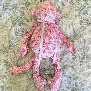Lilly Pulitzer Johnny B Monkey Plush